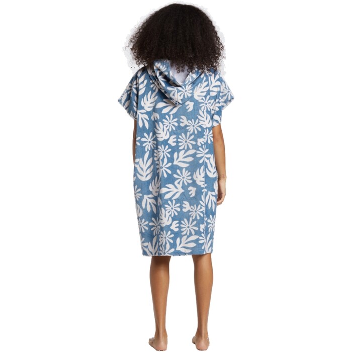 2024 Billabong Mujer Toalla Con Capucha Cambio Robe ABJAA00226 - Blue Shadow